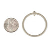 Cherry Tree Beads 304 Stainless Steel 30x31.5mm Hoop Components with 2 Loops - 2 per bag 