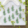 Cherry Tree Beads Green Bronze Colored "Pewter" (zinc-based alloy) 12x22mm Mermaid Charm -  CTB08997gb 