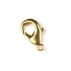 Gold Colored Pewter 10x18mm Lobster Clasp