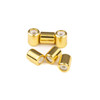 18k Gold Plated Stainless Steel 5.5x7mm Tube Slide Clasp - 6 per bag