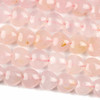 Rose Quartz 18mm Heart Beads - 15 inch strand