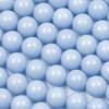 Glow-in-the-Dark Glass Round Beads - 10mm, Light Blue #9, 15 inch strand