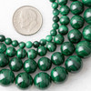 Cherry Tree Beads Natural Malachite Round Beads - 15 inch strand 