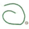 Green Aventurine 4x6mm Rondelle Beads - 15 inch strand