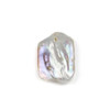 Cherry Tree Beads Freshwater Pearl approx. 20-24mm White Square Pendant - 1 per bag 