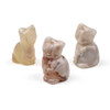 Cherry Tree Beads Cherry Blossom Agate Cat Specimen - approx. 20x32mm, 1 per bag 