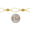 Cherry Tree Beads Brass Chain with 7x15mm Oval Links alternating with 5x7mm Solid Oval Links - chainHX-2391-sp - 10 meter spool 