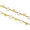 Cherry Tree Beads Brass Chain with 8mm Star Links alternating with 7mm Solid Star Links - chainHX-2394-sp - 10 meter spool 
