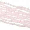 Crystal 2x2mm Primrose Pink Faceted Rondelle Beads - Approx. 15 inch strand