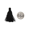 Black 1.25 inch Nylon Tassels - 4 per bag