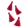 Burgundy 1.25 inch Nylon Tassels - 4 per bag