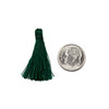 Dark Emerald Green 1.25 inch Nylon Tassels - 4 per bag