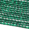 Malachite 6x9mm Rice Beads - 16 inch strand