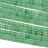 Green Aventurine 2x6mm Rondelle Beads - 15 inch strand