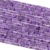Amethyst 2-2.5mm Faceted Cube Beads - 15 inch strand