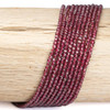 Cherry Tree Beads Garnet 2mm Faceted Cube Beads - 15 inch strand 
