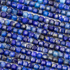 Lapis 2-2.25mm Faceted Cube Beads - 15 inch strand