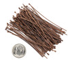 Vintage Copper Plated Brass 2.4 inch, 20g Headpins/Ballpins with a 2mm Ball - 100 per bag