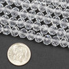 Crystal 6x8mm Clear Faceted Rondelle Beads - Approx. 15.5 inch strand