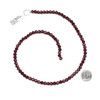 Cherry Tree Beads Crystal 4x6mm Dark Ruby Red Faceted Rondelle Beads - Approx. 15.5 inch strand 