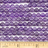 Amethyst 6mm Round Beads - approx. 8 inch strand, Set A