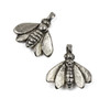 Green Girl Studios Pewter 22x23mm Large Bee Dangle - 1 piece