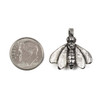 Green Girl Studios Pewter 22x23mm Large Bee Dangle - 1 piece