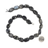 Black Labradorite/Larvikite approx. 13x18mm Nugget Beads - 15 inch strand