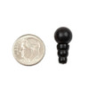 Cherry Tree Beads Matte Onyx 10mm Guru Bead with 7x10mm Tower - 1 set per bag 