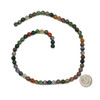Indian Agate 6mm Round Beads - 15 inch strand