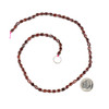 Garnet 4x6mm Faceted Oval Beads - 15.5 inch strand