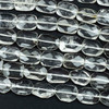 Clear Quartz approx. 18x24mm Faceted Slab Beads - 15 inch strand
