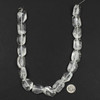 Clear Quartz approx. 18x24mm Faceted Slab Beads - 15 inch strand