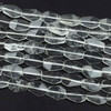 Clear Quartz approx. 17x23mm Faceted Slab Beads - 15 inch strand