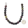 Cherry Tree Beads Large Hole Rainbow Tourmaline 10mm Round Beads with 2.5mm Drilled Hole - approx. 8 inch strand 