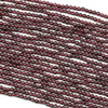 BOGO Garnet 2.75mm Round Beads - 15 inch strand