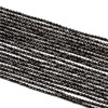 BOGO Black Tourmaline 2mm Faceted Round Beads - 15 inch strand