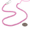 Cherry Tree Beads Cubic Zirconia 4mm Pink Faceted Round Beads - 15 inch strand 