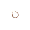 Rose Gold Plated 304 Stainless Steel 2x20mm Hoop Earrings - 4 pieces/2 pairs
