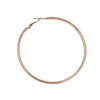 Rose Gold Plated 304 Stainless Steel 2x60mm Hoop Earrings - 4 pieces/2 pairs