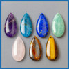 Cherry Tree Beads Gemstone 20x40mm Top Front Drilled Teardrop Pendant - 1 per bag 