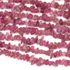 Ruby approx. 3x5mm Chip Beads - 16 inch strand