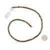 Cherry Tree Beads Dyed Fiesta Rainbow Impression Jasper 2x4mm Heishi Beads - color #06, 15 inch strand 