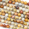 Crazy Lace Agate 8mm Round Beads - 15 inch strand