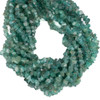 Apatite approx. 4-5x8-10mm Hand Cut Faceted Nugget Beads - 15 inch strand