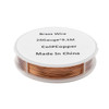 Copper Plated Brass Wire - 26 gauge, 9.5 meter spool