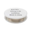 Silver Plated Brass Wire - 22 gauge, 4.3 meter spool