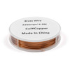 Copper Plated Brass Wire - 22 gauge, 4.3 meter spool