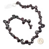 Garnet approx. 9x12mm Top Drilled Pebble Beads - 15 inch strand