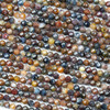 Pietersite 4mm Faceted Round Beads - 15.5 inch strand